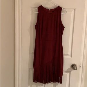 Burgendy dress